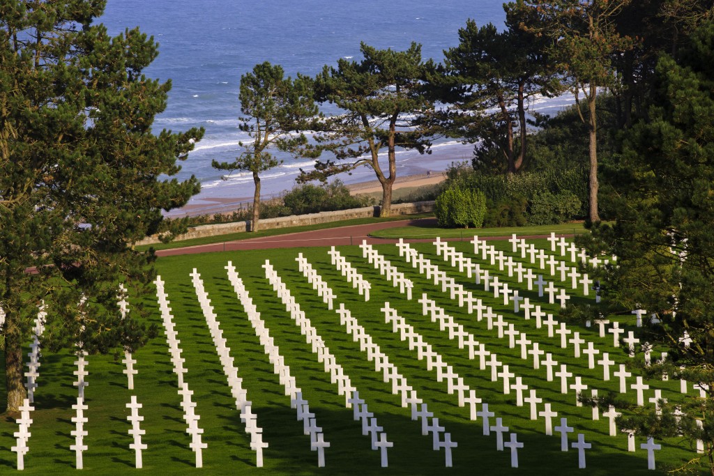 Normandy American Cemetery, Omaha Beach